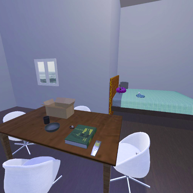 ProcTHOR scene example.