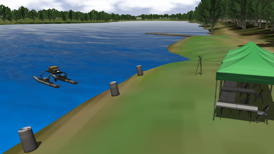 Outdoor scene with water.
