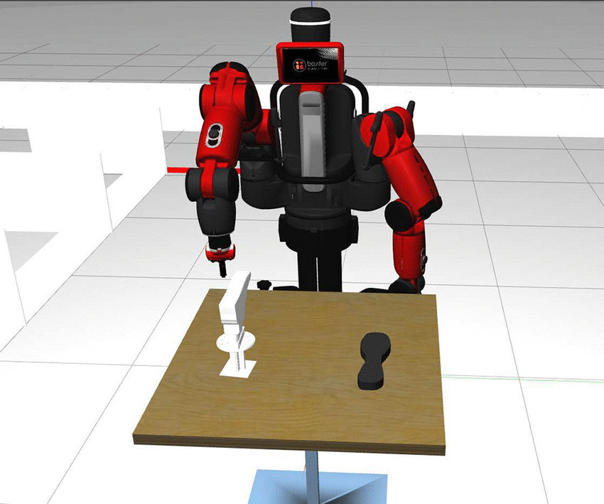 Robot manipulation as shown in the paper: An intelligent manufacturing cell based on human-robot collaboration of frequent task learning for flexible manufacturing.