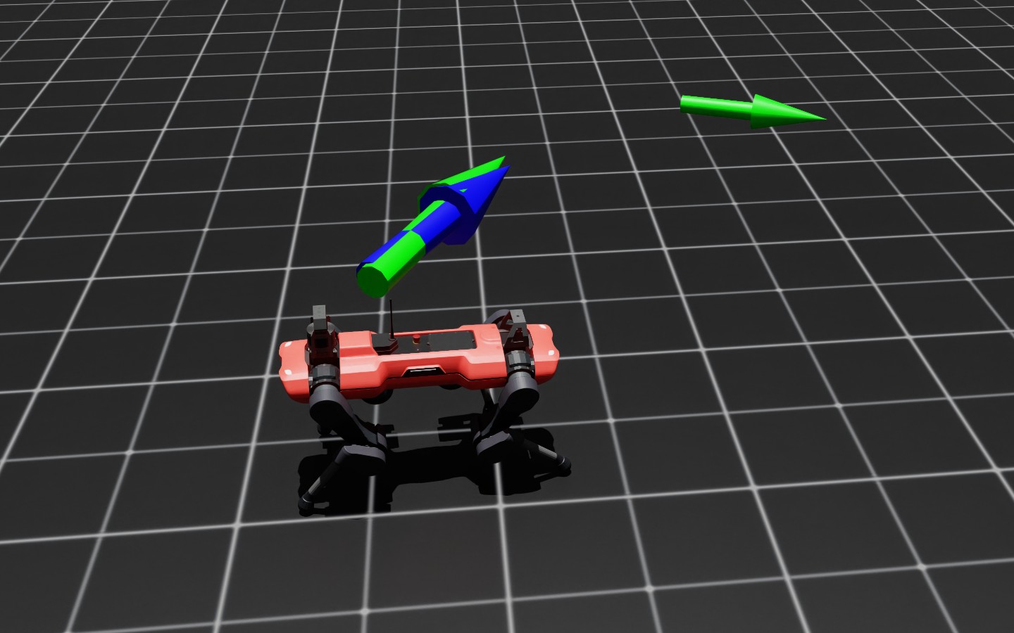 Navigate towards a target x-y position and heading with the ANYmal C robot.